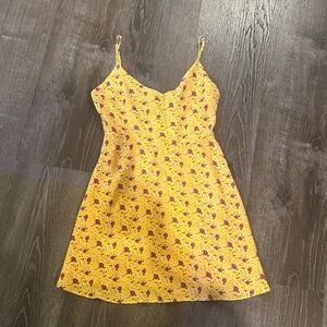 Forever Floral Yellow Sundress